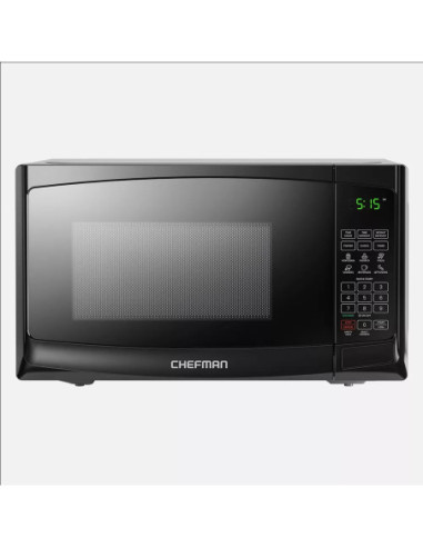 MICROONDAS CHEFMAN 20LTS 700W 6 FUNCIONES NEGRA