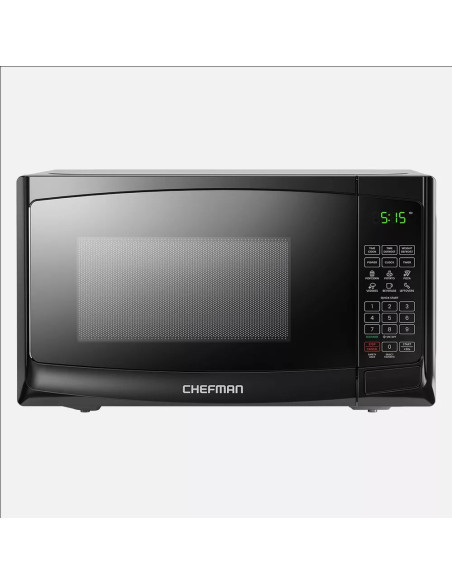 MICROONDAS CHEFMAN 20LTS 700W 6 FUNCIONES NEGRA
