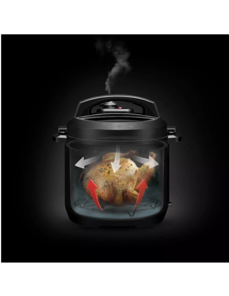 OLLA SMARTCOOKER MULTIFUNCION PRESION CHEFMAN CHEFIQ 5 67 LTS 1000 WATTS BT WIFI NEGRO