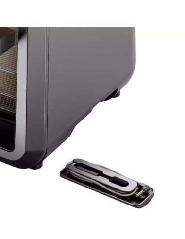 FREIDORA DE AIRE CHEFMAN 11 35LTS 1700W 17 AJUSTES  PANEL DIG  APAGADO AUT  TERMOMETRO INCL VISUALIZACION COLOR NEGRO