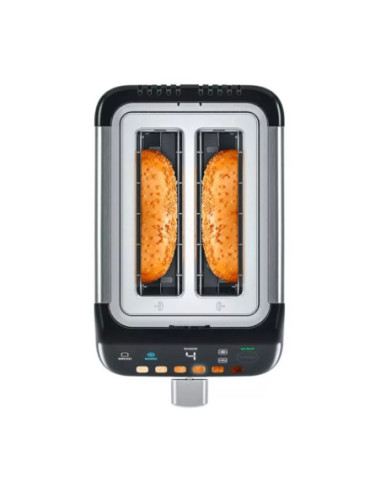 TOSTADORA CHEFMAN 2 REBANADAS 850W DIGITAL 6 SOMBRAS 3 FUNCIONES ACERO INOX