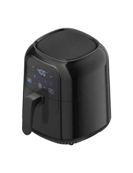 FREIDORA DE AIRE TURBOFRY CHEFMAN 5.5LTS 1500W PANTALLA TOUCH-INDICADOR SHAKE- COLOR NEGRO