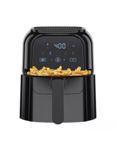 FREIDORA DE AIRE TURBOFRY CHEFMAN 5.5LTS 1500W PANTALLA TOUCH-INDICADOR SHAKE- COLOR NEGRO 2