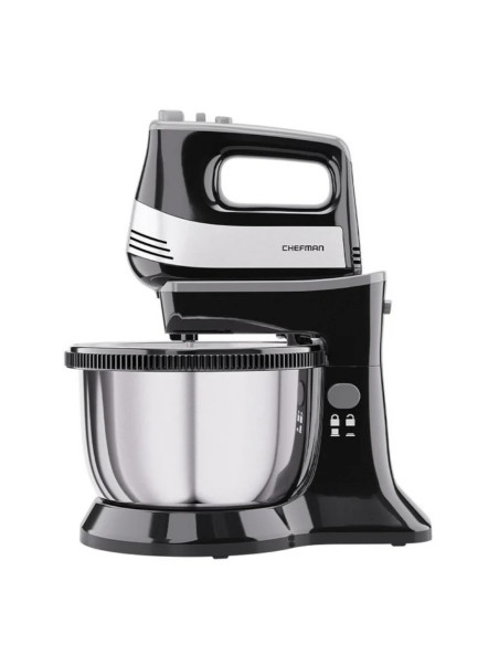 BATIDORA DE PEDESTAL CHEFMAN 5 VELOCIDADES 200 WATTS NEGRA