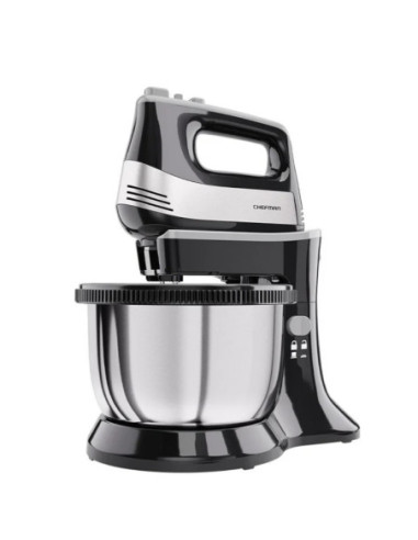 BATIDORA DE PEDESTAL CHEFMAN 5 VELOCIDADES 200 WATTS NEGRA