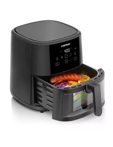 FREIDORA DE AIRE CHEFMAN 7 6LTS PANTALLA TOUCH 1300W CON VISUALIZACION NEGRO