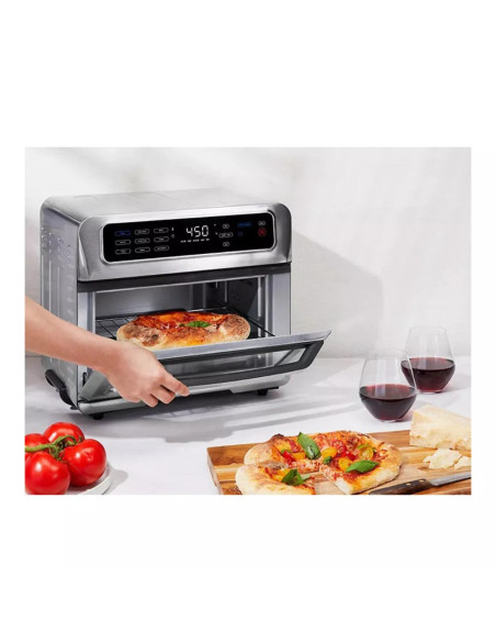 HORNO TOSTADOR AIRFRYER CHEFMAN 9 EN 1 20LTS PANTALLA TOUCH 1800W ACERO INOX